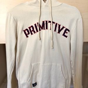 Primitive Cream/White Hoodie // Size S